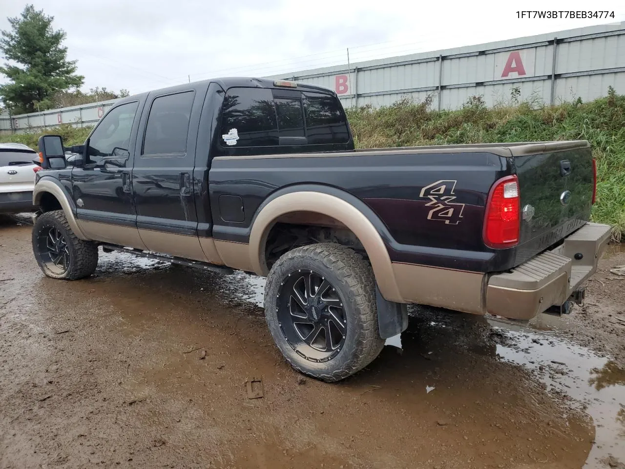 2011 Ford F350 Super Duty VIN: 1FT7W3BT7BEB34774 Lot: 71710604