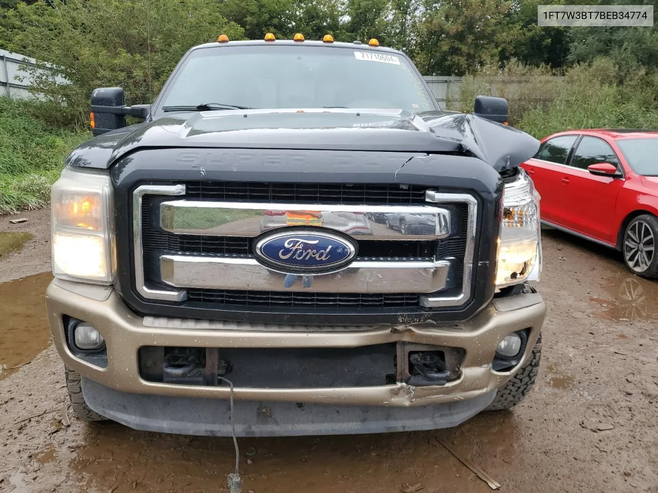 2011 Ford F350 Super Duty VIN: 1FT7W3BT7BEB34774 Lot: 71710604