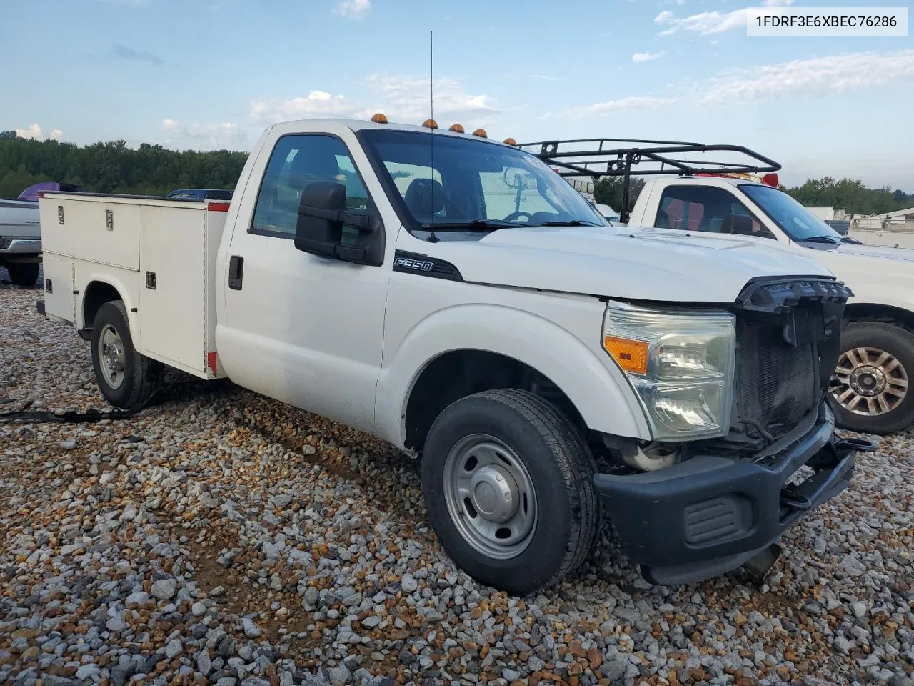 2011 Ford F350 Super Duty VIN: 1FDRF3E6XBEC76286 Lot: 72054914