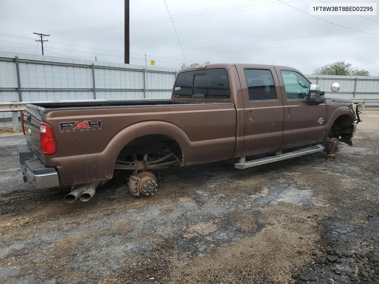 2011 Ford F350 Super Duty VIN: 1FT8W3BT8BED02295 Lot: 72449494