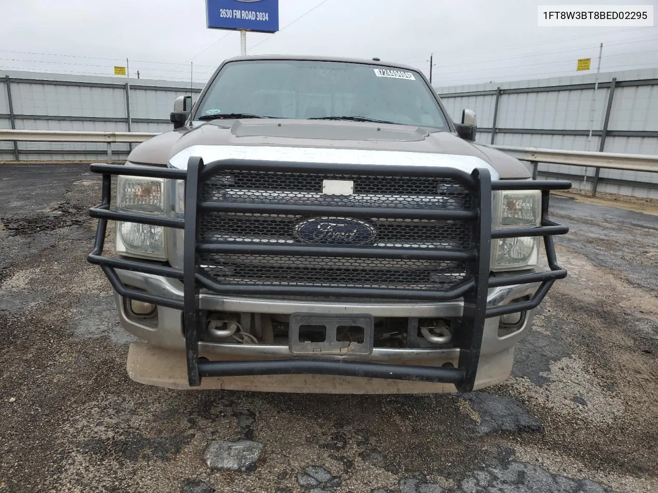 2011 Ford F350 Super Duty VIN: 1FT8W3BT8BED02295 Lot: 72449494