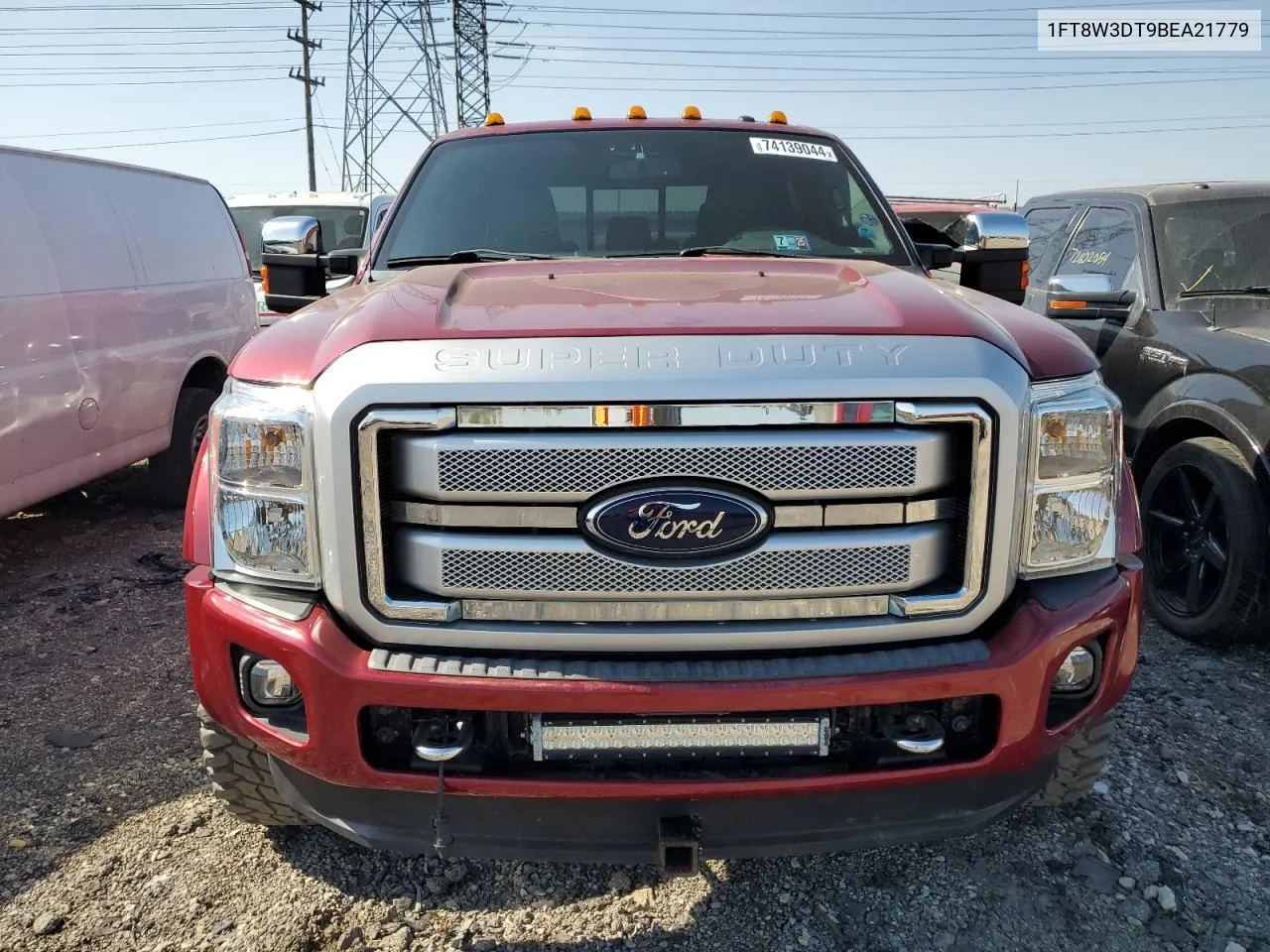 2011 Ford F350 Super Duty VIN: 1FT8W3DT9BEA21779 Lot: 74139044