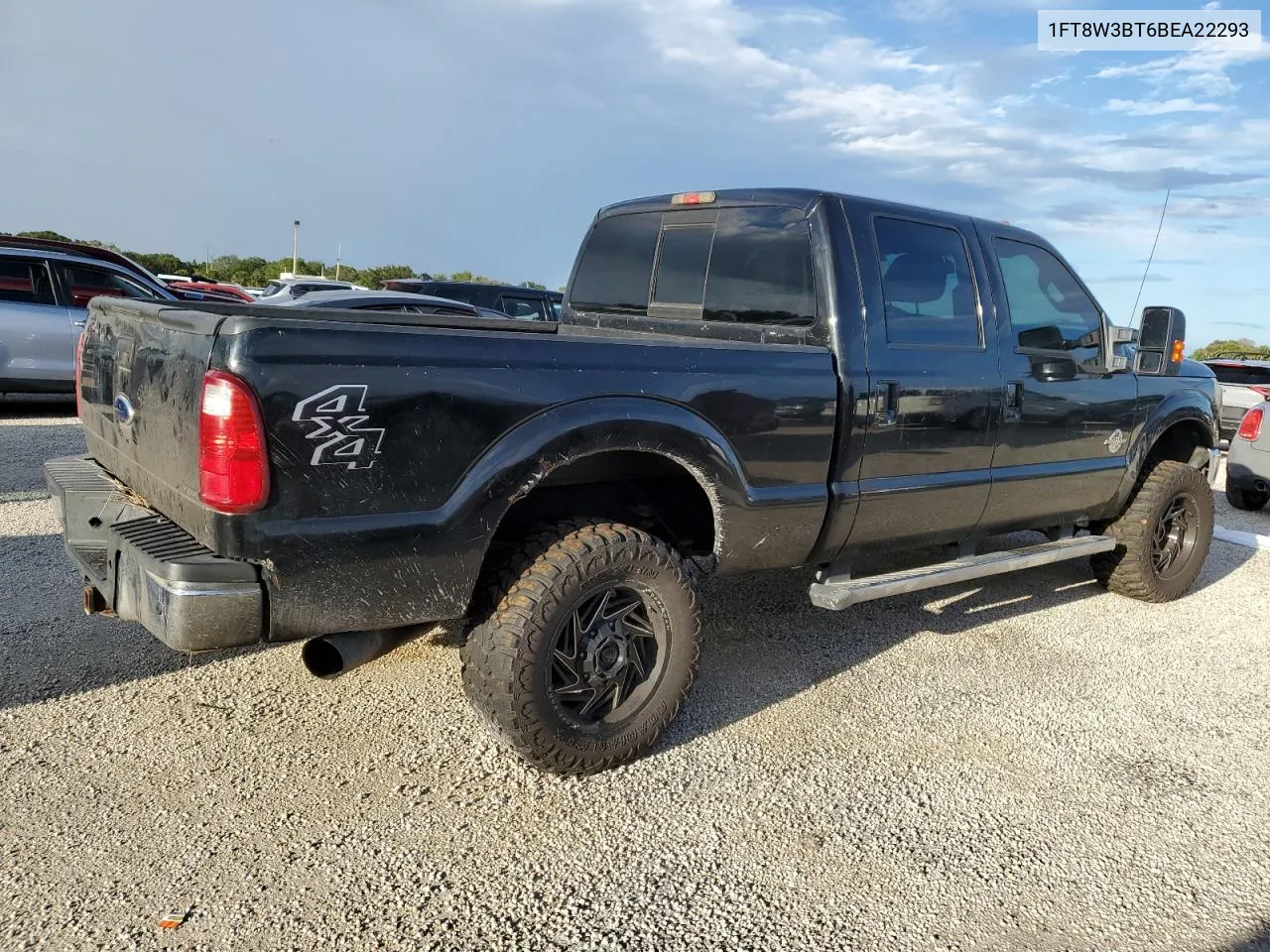 2011 Ford F350 Super Duty VIN: 1FT8W3BT6BEA22293 Lot: 74250264