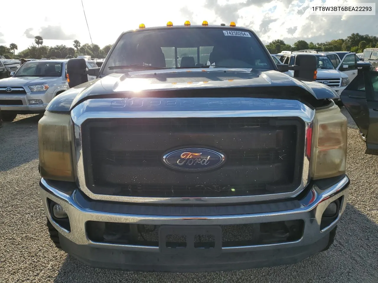 2011 Ford F350 Super Duty VIN: 1FT8W3BT6BEA22293 Lot: 74250264