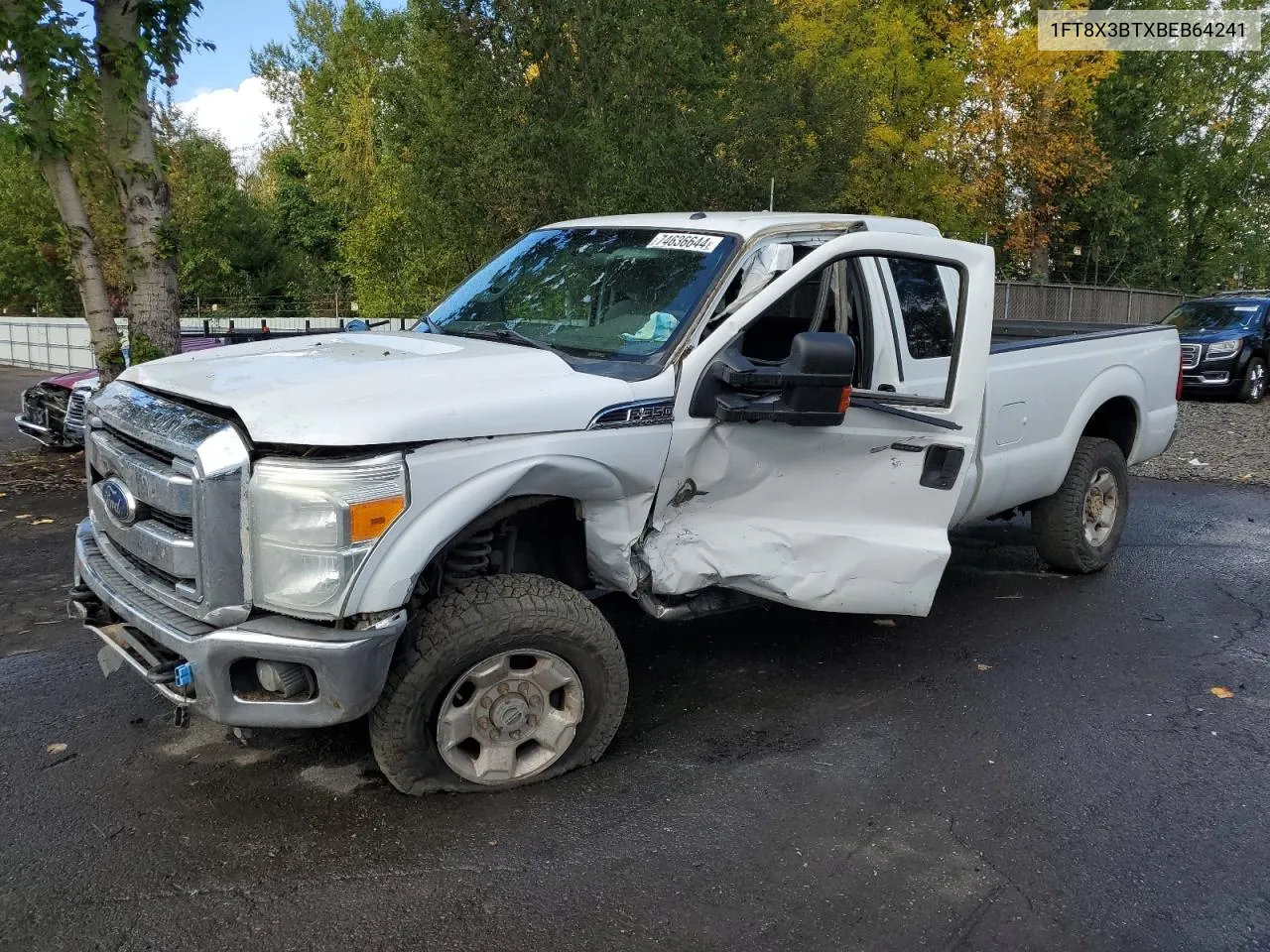 2011 Ford F350 Super Duty VIN: 1FT8X3BTXBEB64241 Lot: 74636644