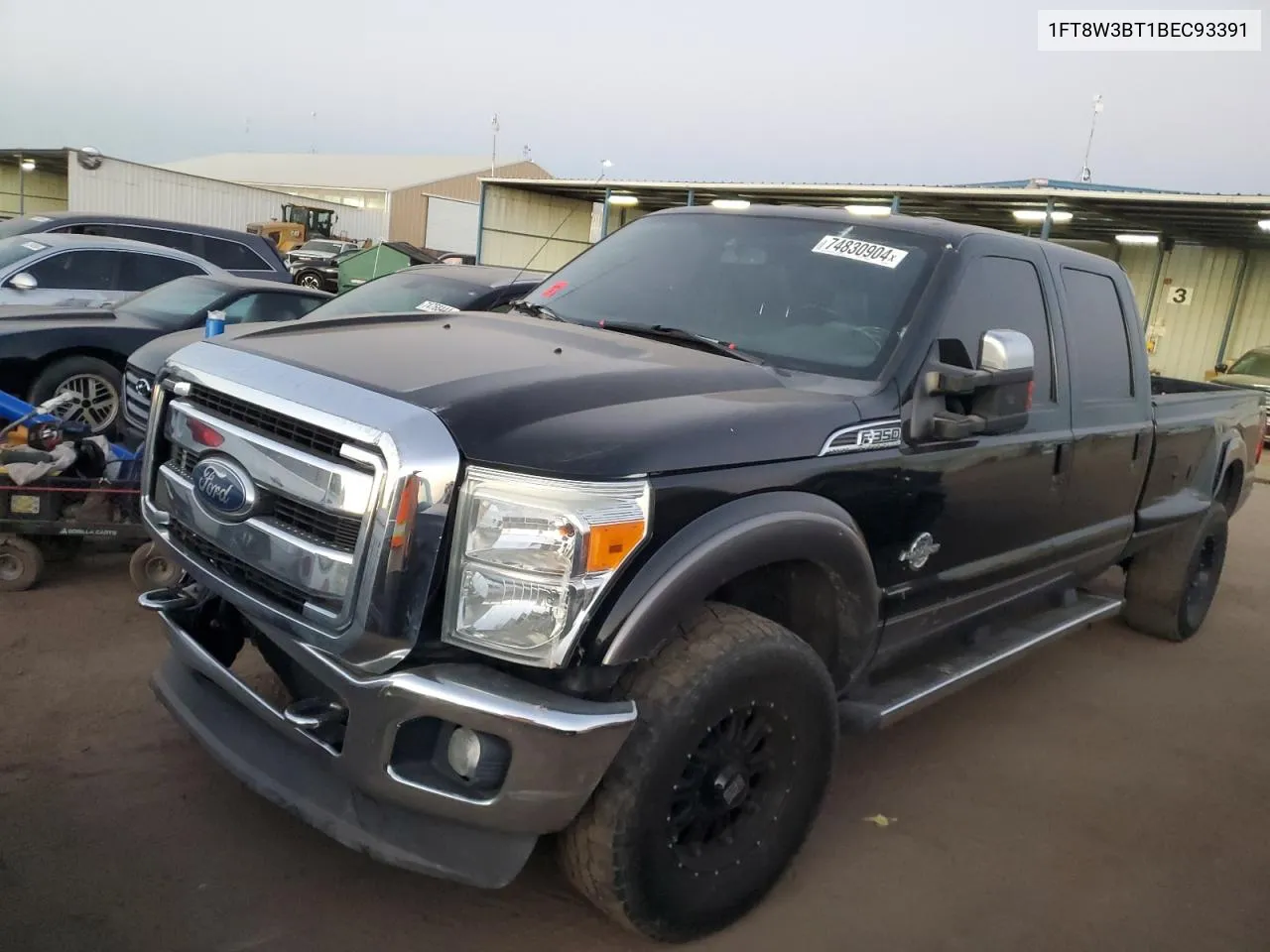 2011 Ford F350 Super Duty VIN: 1FT8W3BT1BEC93391 Lot: 74830904