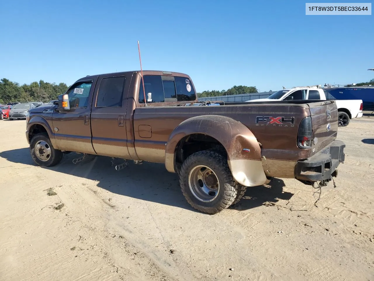 2011 Ford F350 Super Duty VIN: 1FT8W3DT5BEC33644 Lot: 75065754