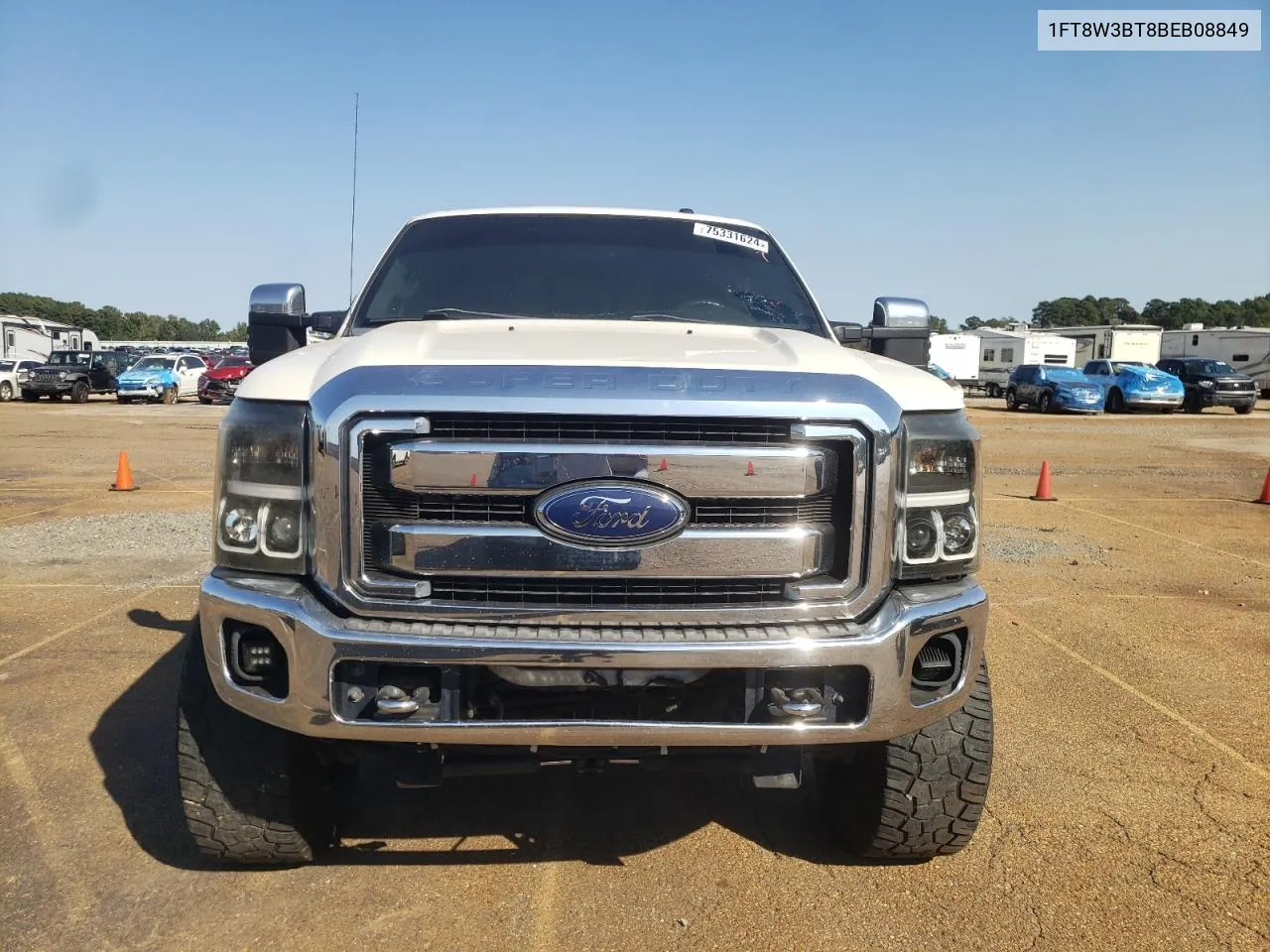 2011 Ford F350 Super Duty VIN: 1FT8W3BT8BEB08849 Lot: 75331624