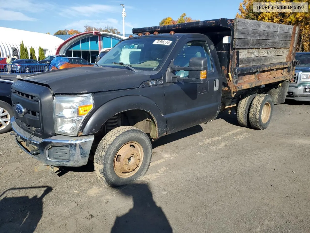 2011 Ford F350 Super Duty VIN: 1FDRF3H64BEB45897 Lot: 75696314