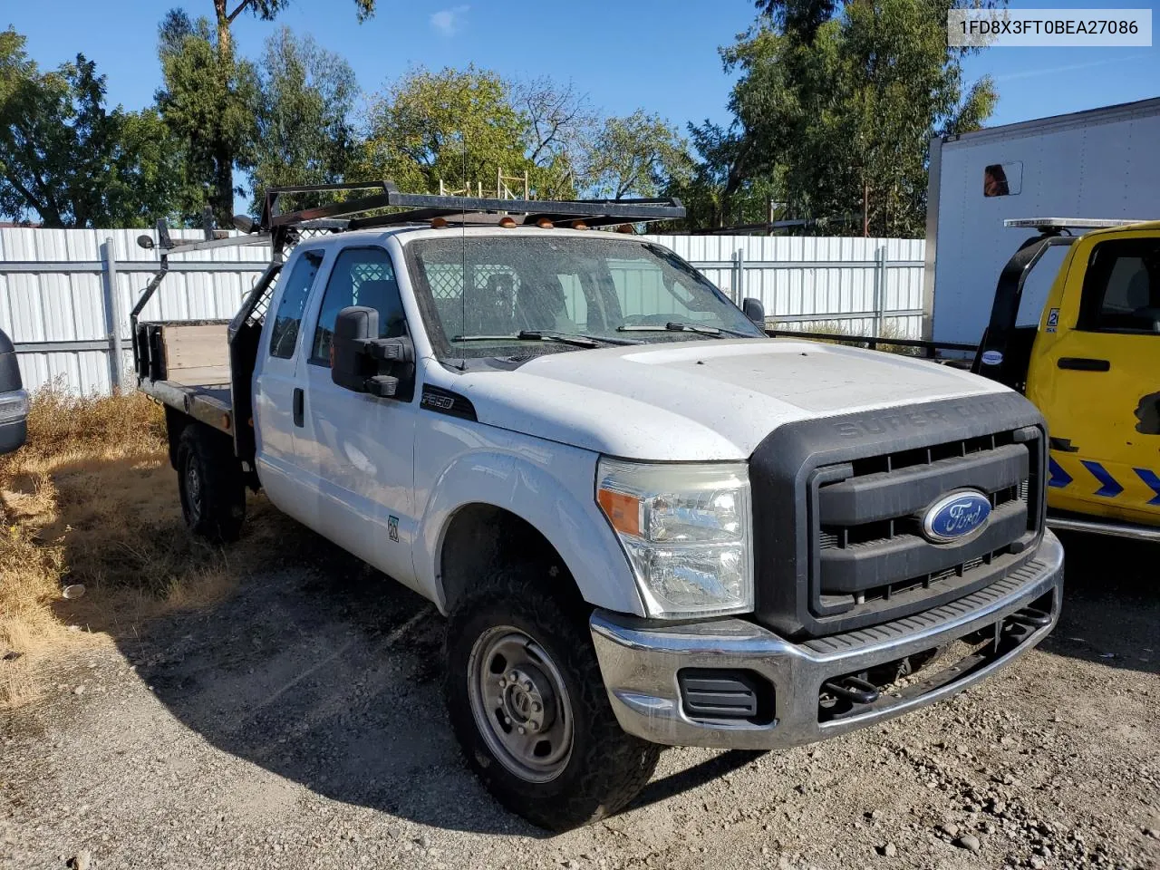 2011 Ford F350 Super Duty VIN: 1FD8X3FT0BEA27086 Lot: 75913404