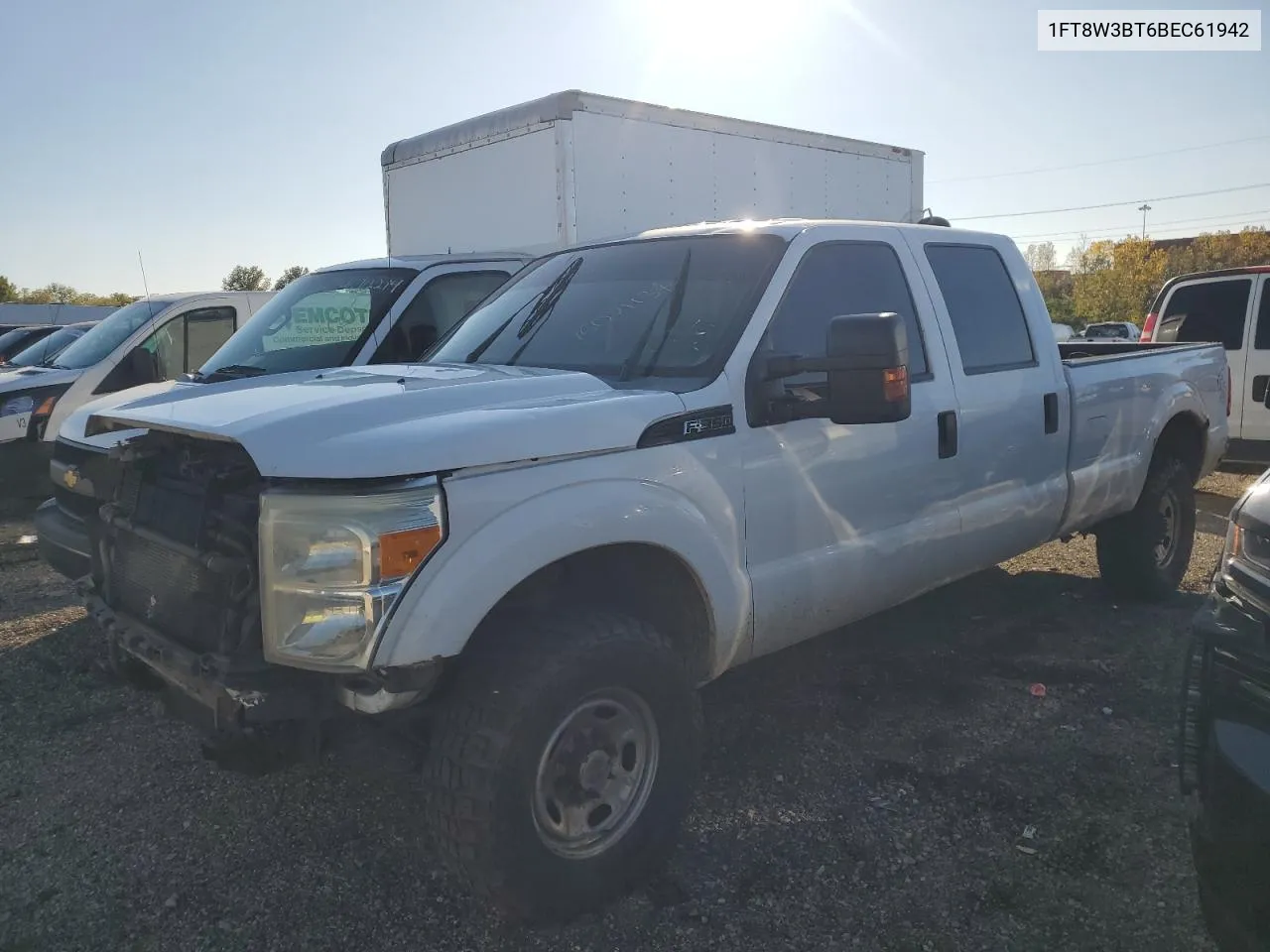 2011 Ford F350 Super Duty VIN: 1FT8W3BT6BEC61942 Lot: 76021134