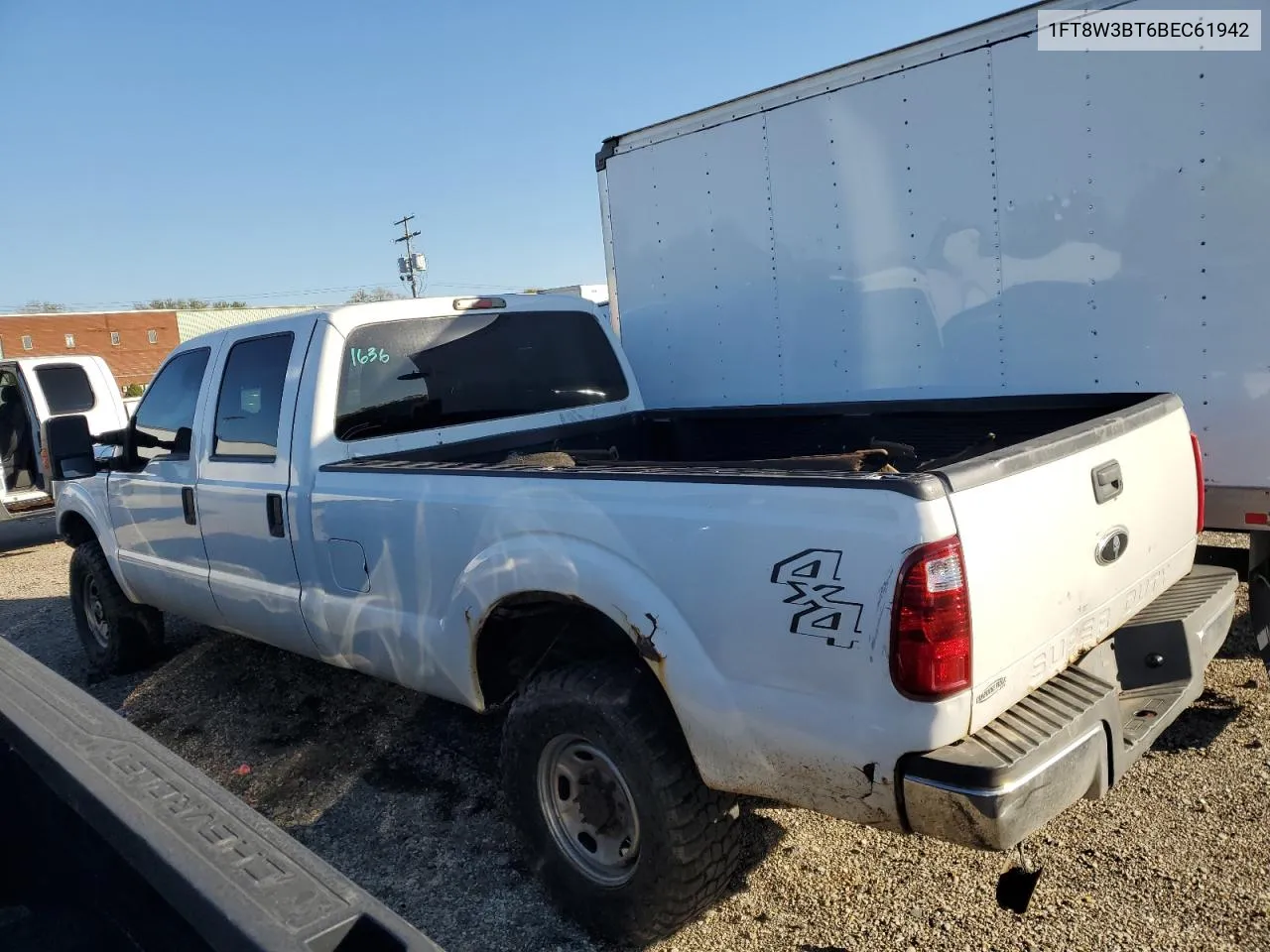 2011 Ford F350 Super Duty VIN: 1FT8W3BT6BEC61942 Lot: 76021134