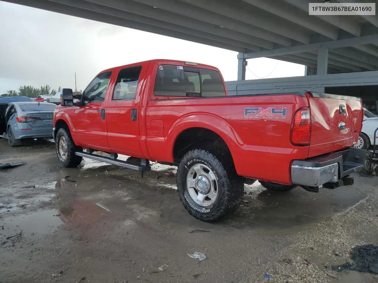 2011 Ford F350 Super Duty VIN: 1FT8W3B67BEA01690 Lot: 76382694