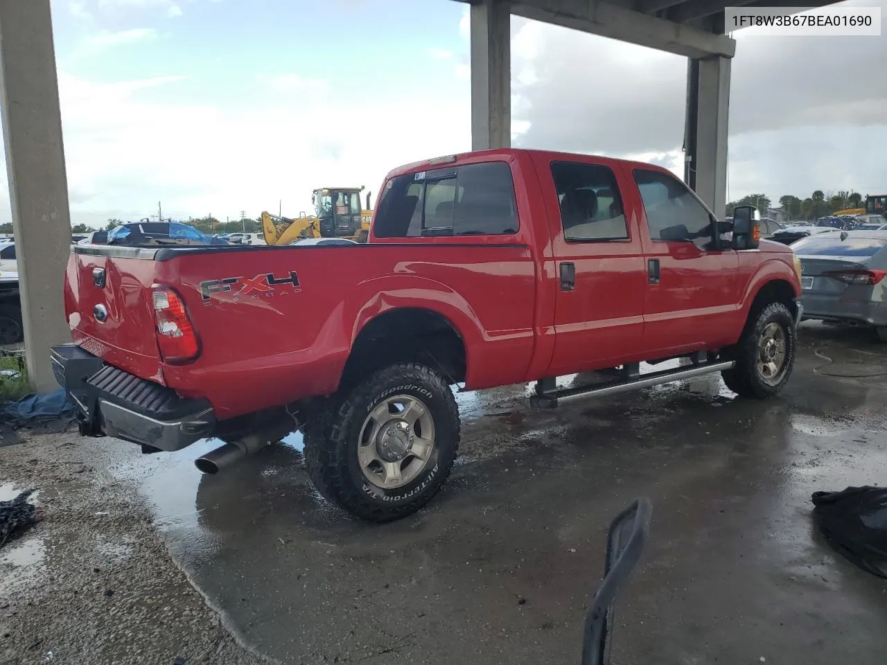 2011 Ford F350 Super Duty VIN: 1FT8W3B67BEA01690 Lot: 76382694