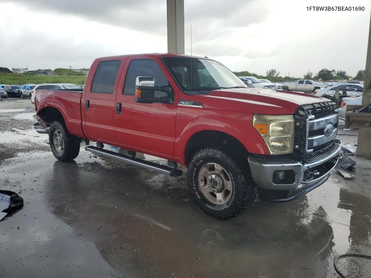 2011 Ford F350 Super Duty VIN: 1FT8W3B67BEA01690 Lot: 76382694