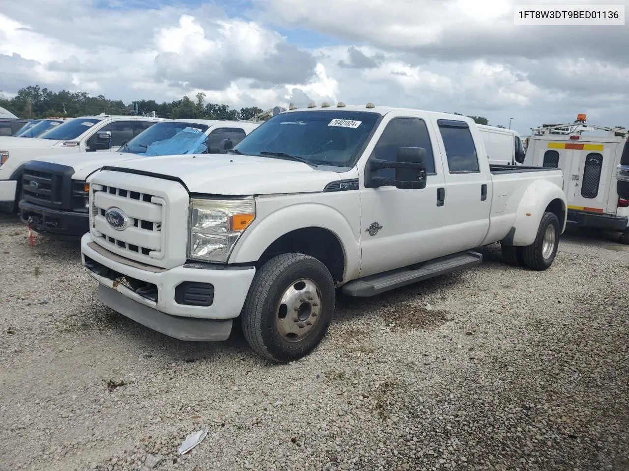 2011 Ford F350 Super Duty VIN: 1FT8W3DT9BED01136 Lot: 76401824