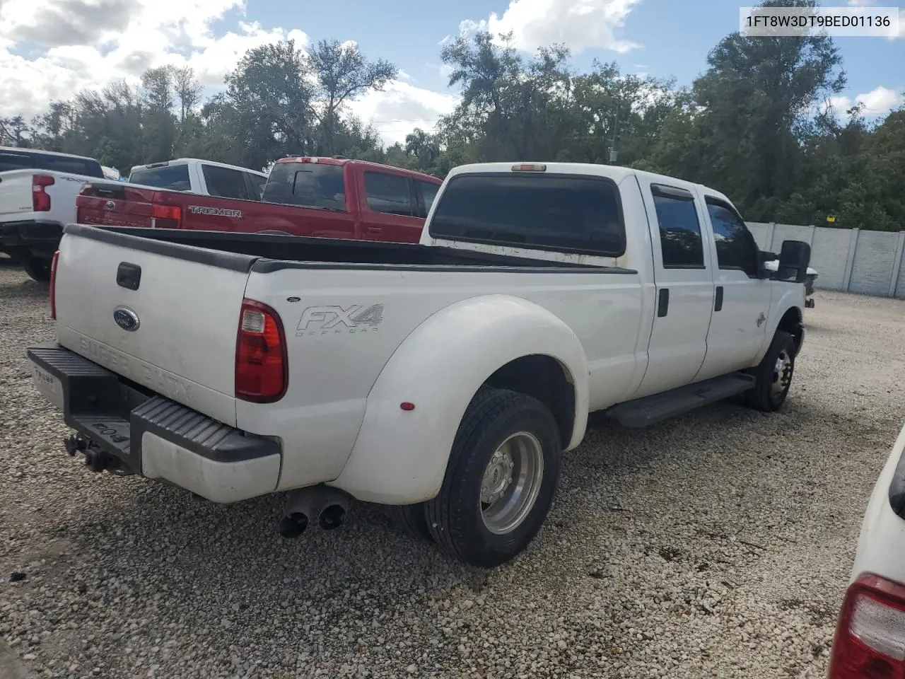 2011 Ford F350 Super Duty VIN: 1FT8W3DT9BED01136 Lot: 76401824