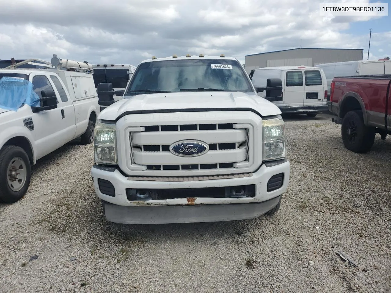 2011 Ford F350 Super Duty VIN: 1FT8W3DT9BED01136 Lot: 76401824