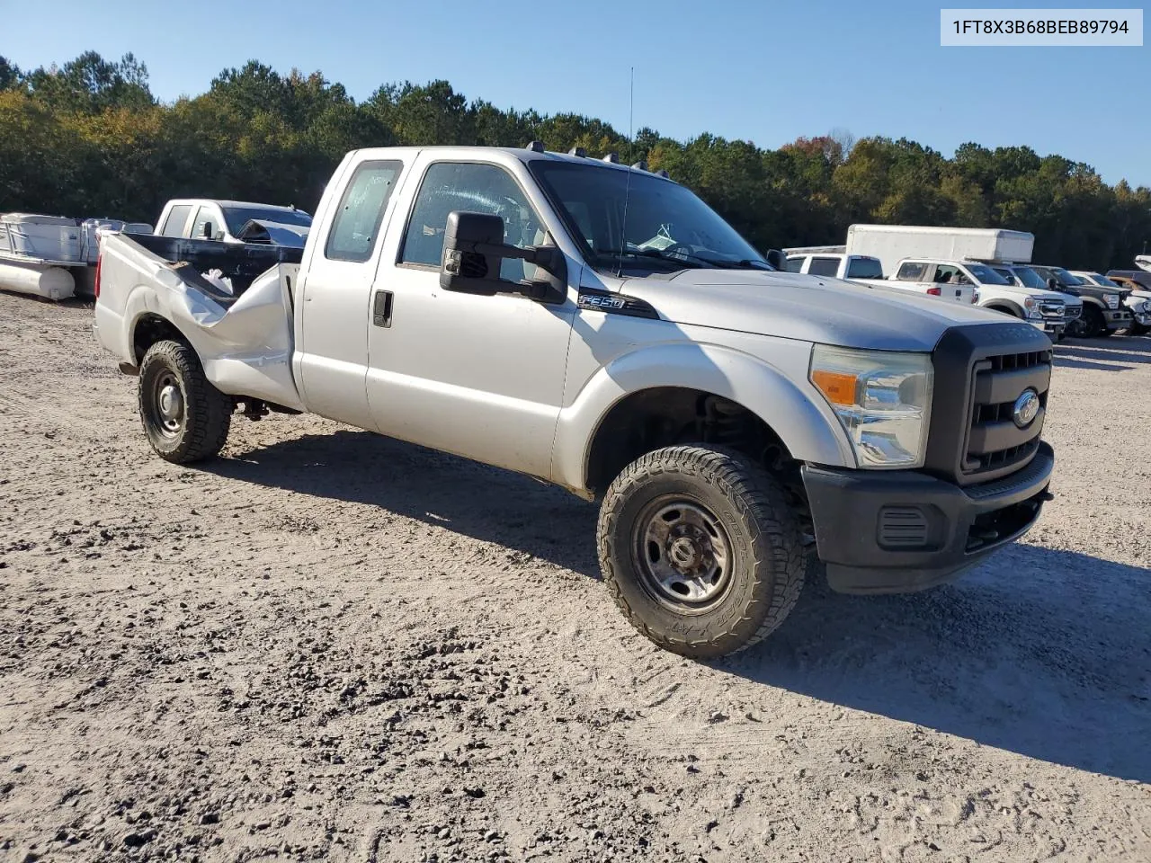 2011 Ford F350 Super Duty VIN: 1FT8X3B68BEB89794 Lot: 76777474