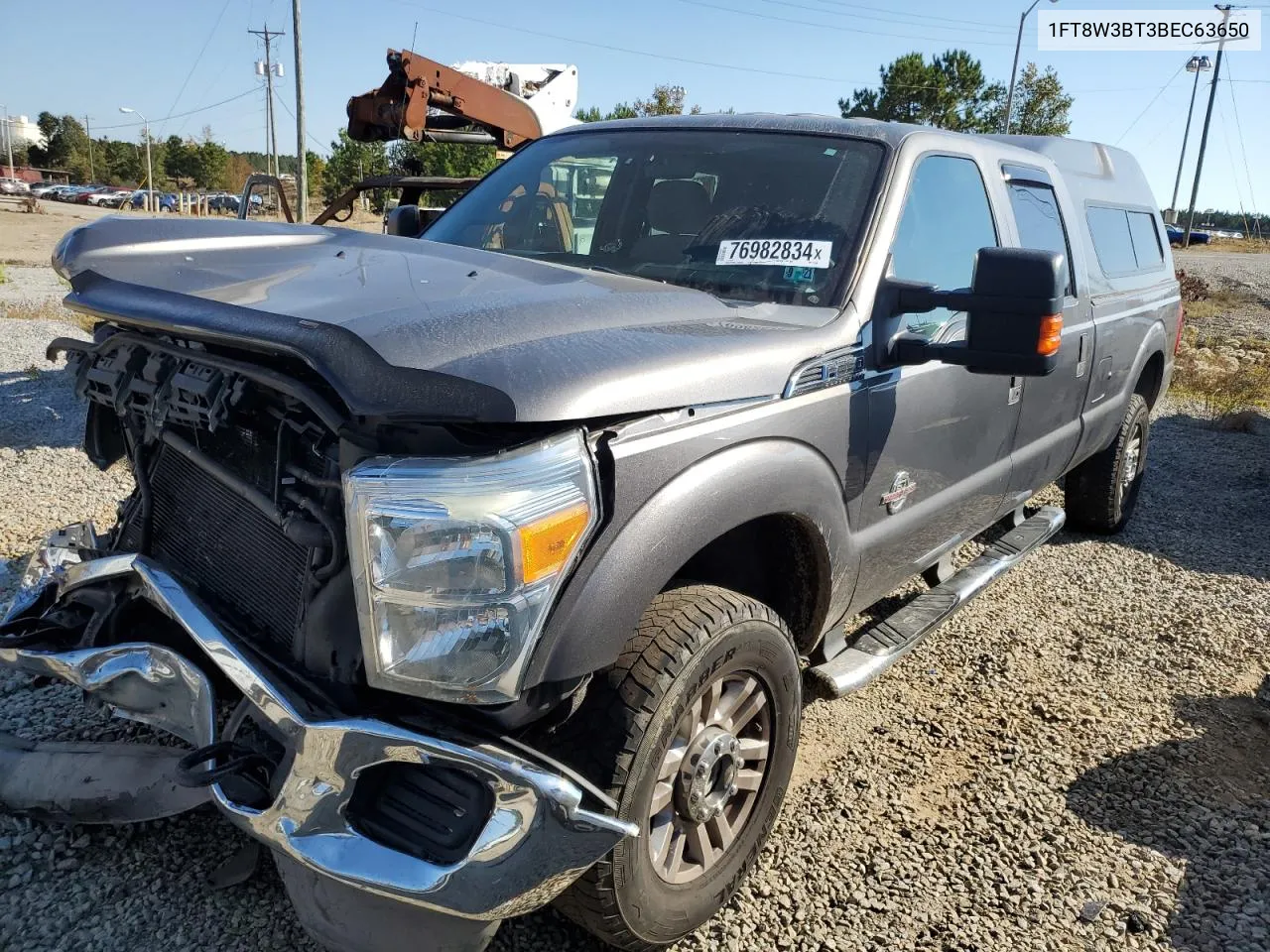 2011 Ford F350 Super Duty VIN: 1FT8W3BT3BEC63650 Lot: 76982834