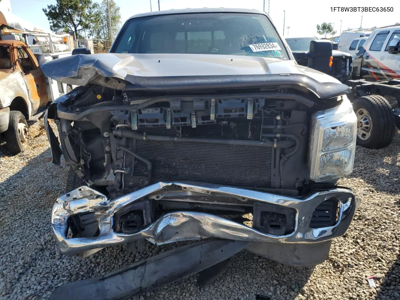 2011 Ford F350 Super Duty VIN: 1FT8W3BT3BEC63650 Lot: 76982834