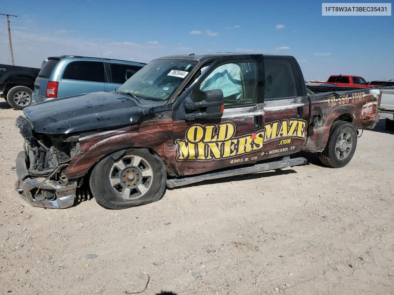 2011 Ford F350 Super Duty VIN: 1FT8W3AT3BEC35431 Lot: 78620444