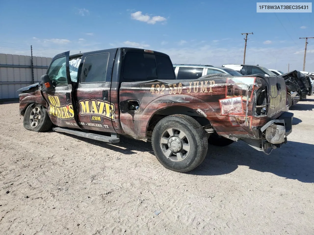 2011 Ford F350 Super Duty VIN: 1FT8W3AT3BEC35431 Lot: 78620444