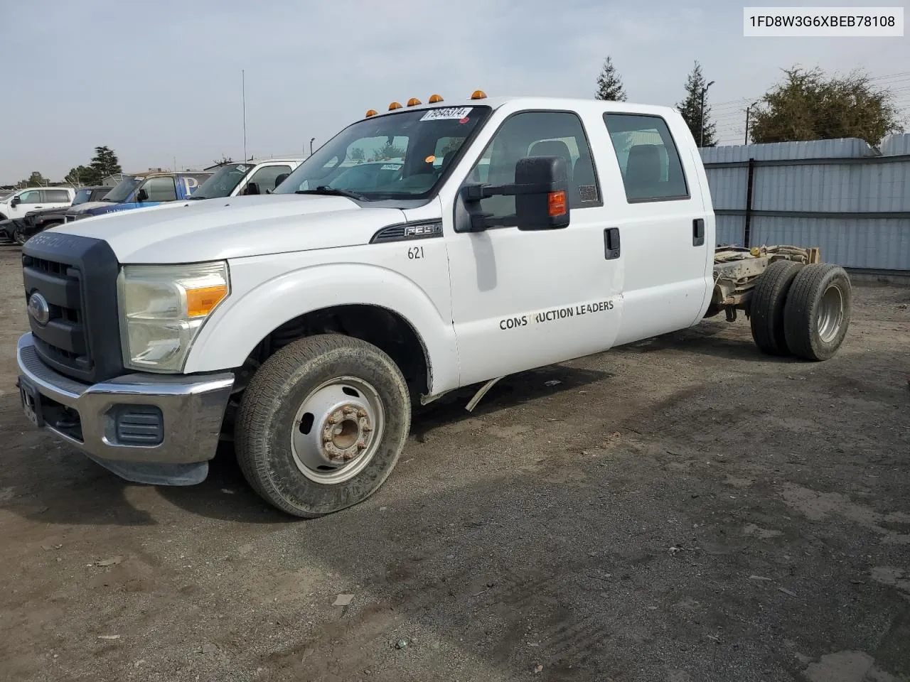 2011 Ford F350 Super Duty VIN: 1FD8W3G6XBEB78108 Lot: 79545374