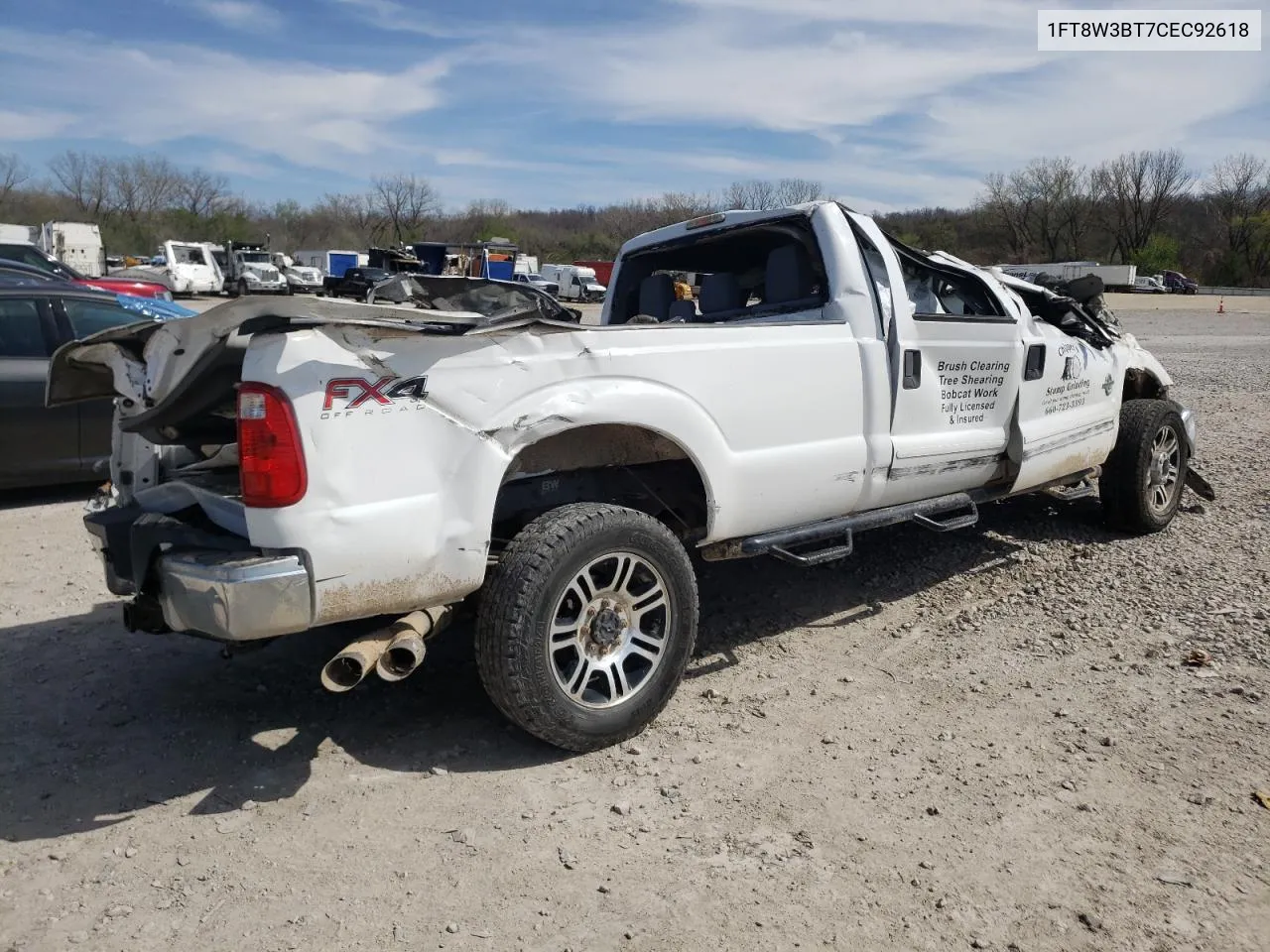 2012 Ford F350 Super Duty VIN: 1FT8W3BT7CEC92618 Lot: 49442494