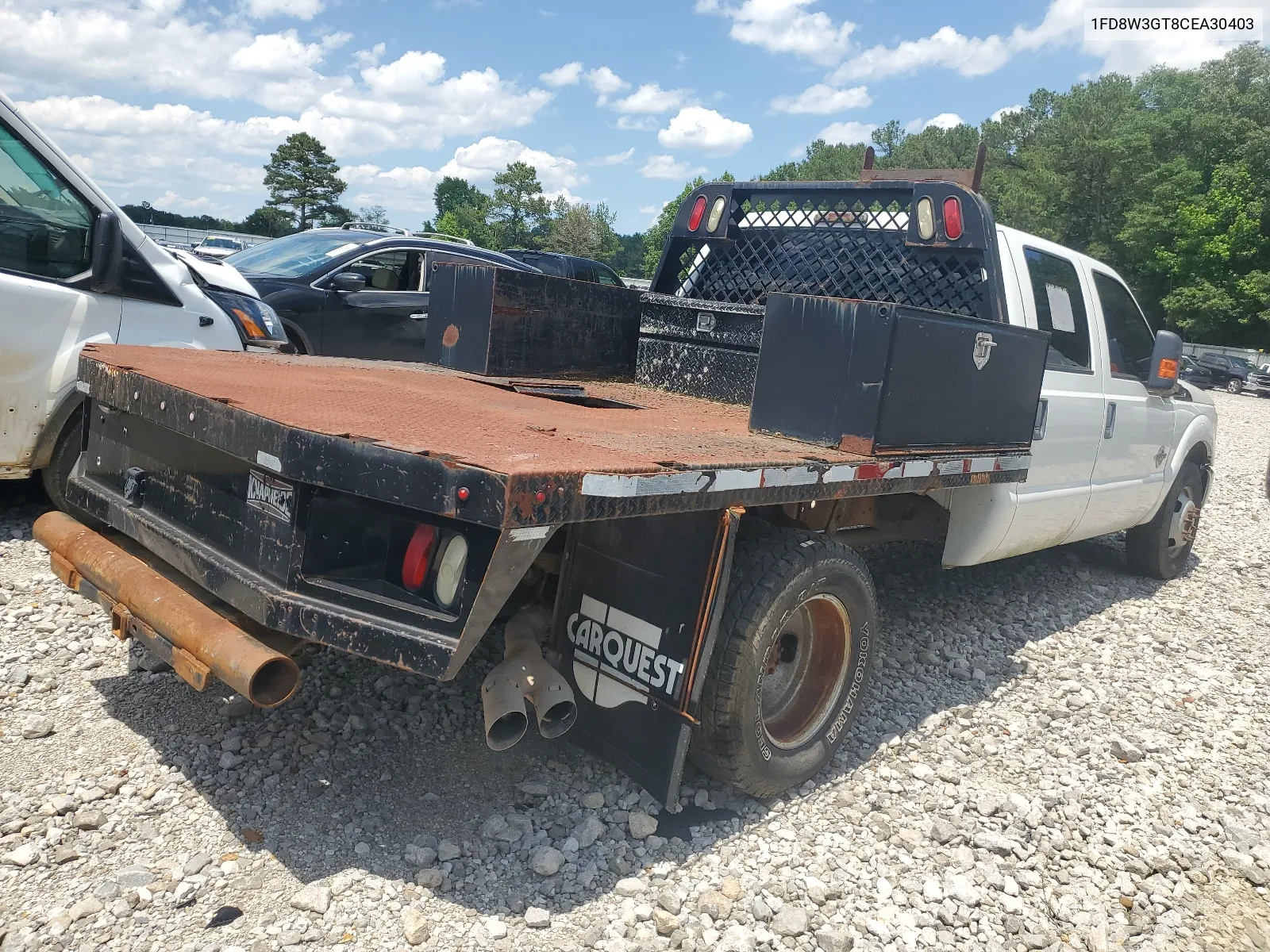 2012 Ford F350 Super Duty VIN: 1FD8W3GT8CEA30403 Lot: 55537474