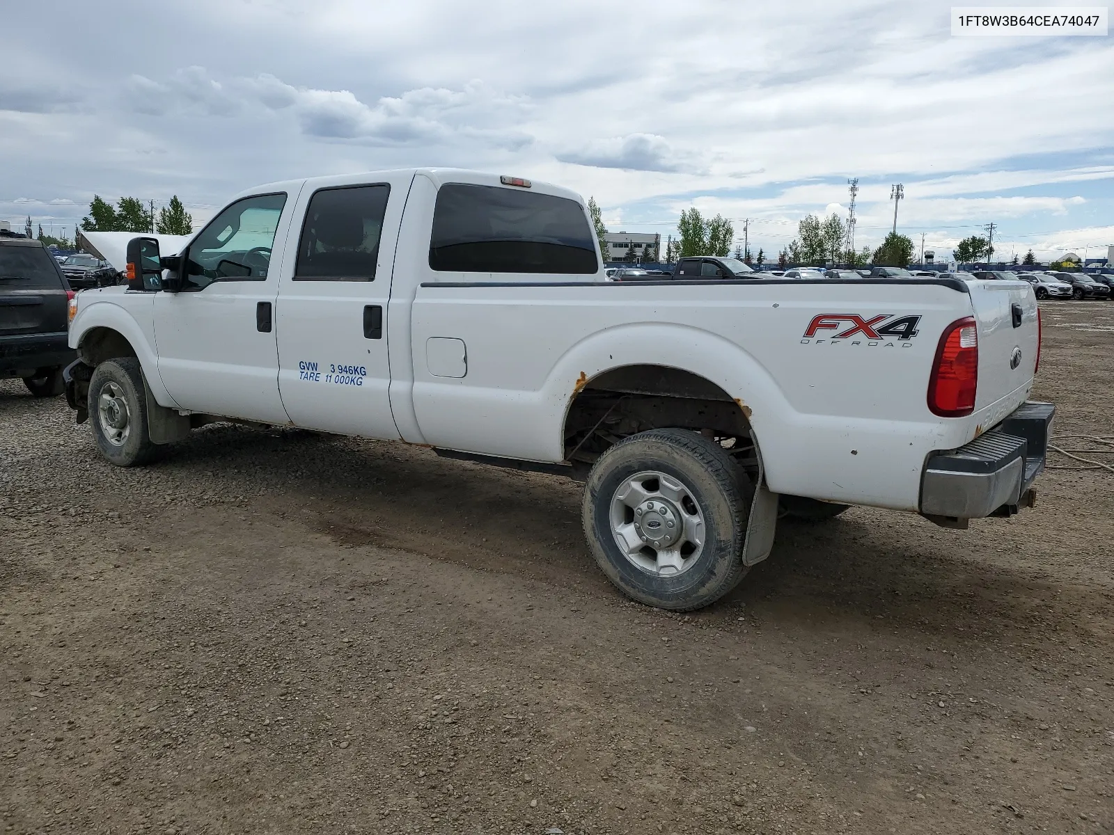 2012 Ford F350 Super Duty VIN: 1FT8W3B64CEA74047 Lot: 56892994