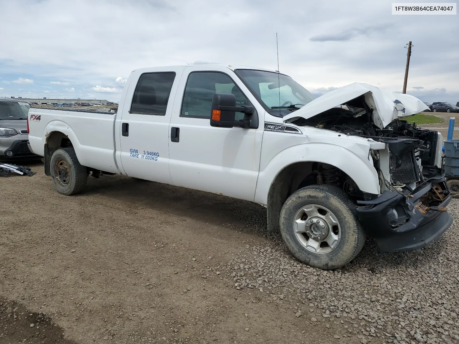 2012 Ford F350 Super Duty VIN: 1FT8W3B64CEA74047 Lot: 56892994