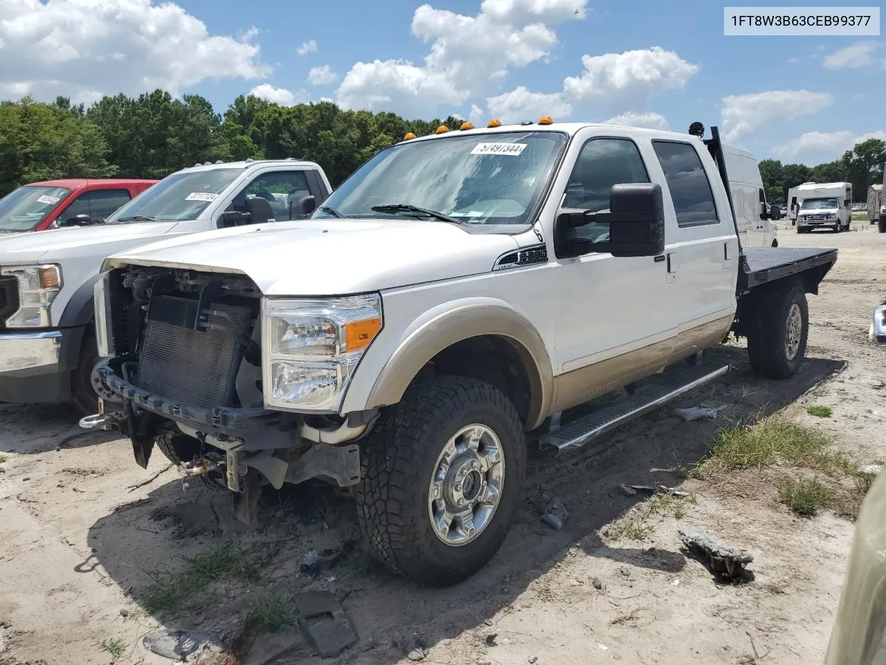 2012 Ford F350 Super Duty VIN: 1FT8W3B63CEB99377 Lot: 57497344