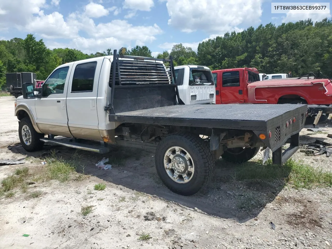 2012 Ford F350 Super Duty VIN: 1FT8W3B63CEB99377 Lot: 57497344