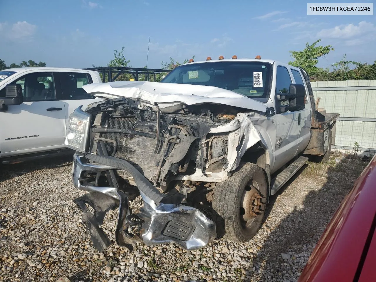 2012 Ford F350 Super Duty VIN: 1FD8W3HTXCEA72246 Lot: 59849484