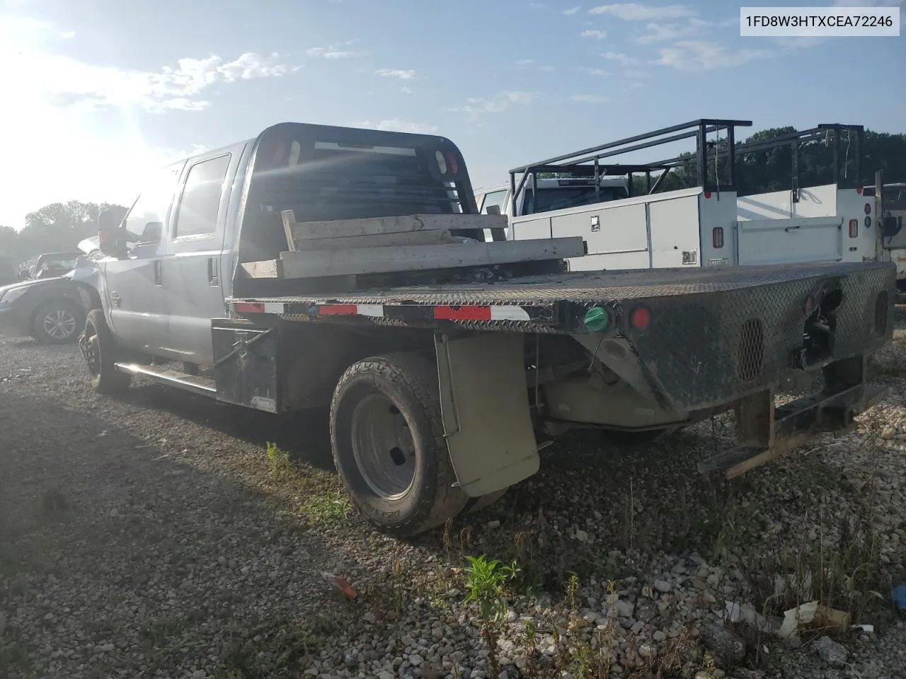 2012 Ford F350 Super Duty VIN: 1FD8W3HTXCEA72246 Lot: 59849484