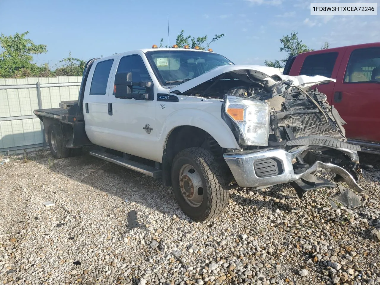 2012 Ford F350 Super Duty VIN: 1FD8W3HTXCEA72246 Lot: 59849484