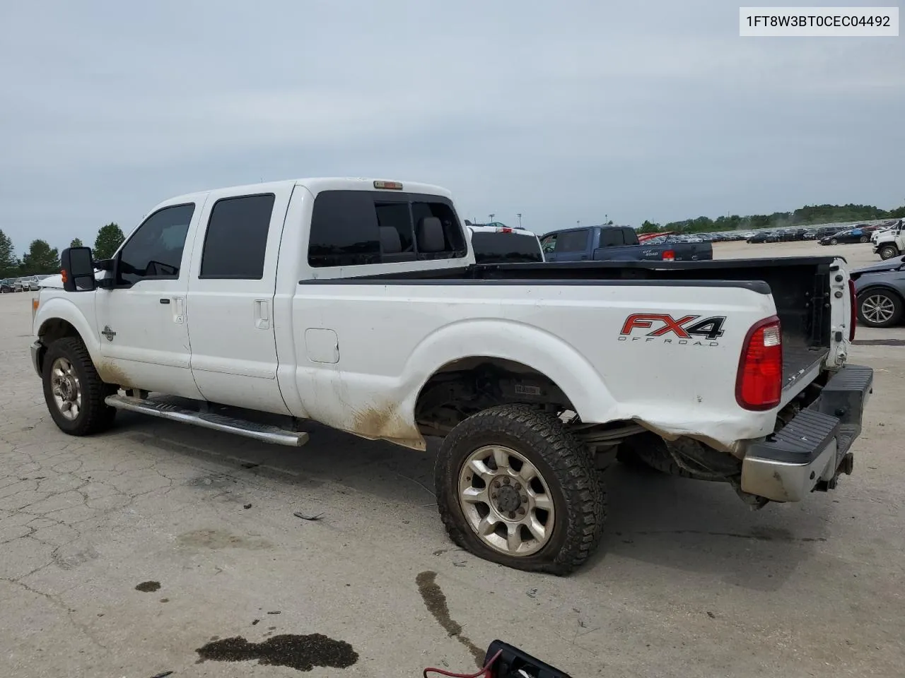 2012 Ford F350 Super Duty VIN: 1FT8W3BT0CEC04492 Lot: 60351914