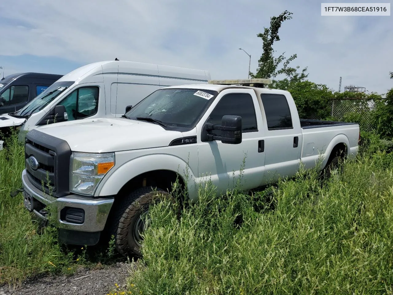 2012 Ford F350 Super Duty VIN: 1FT7W3B68CEA51916 Lot: 60833784