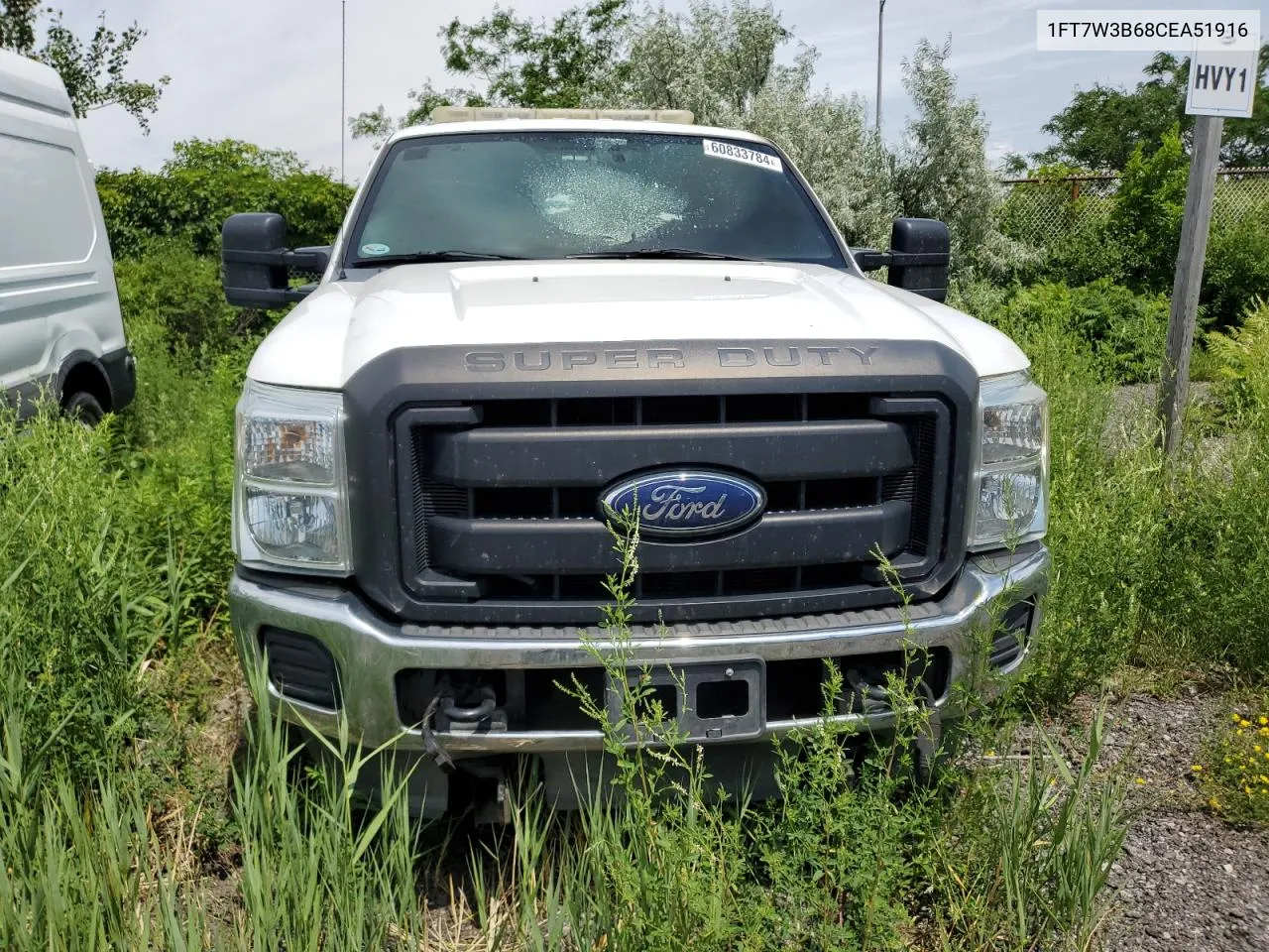 2012 Ford F350 Super Duty VIN: 1FT7W3B68CEA51916 Lot: 60833784