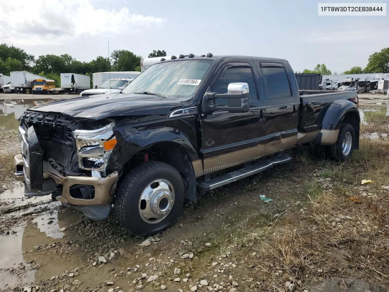 2012 Ford F350 Super Duty VIN: 1FT8W3DT2CEB38444 Lot: 61492364