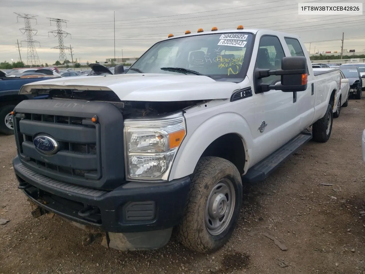 2012 Ford F350 Super Duty VIN: 1FT8W3BTXCEB42826 Lot: 63092943