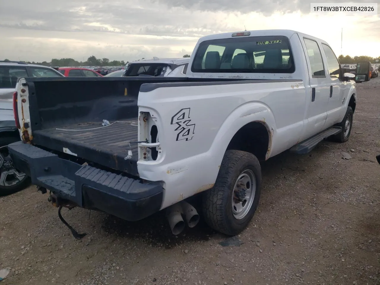 2012 Ford F350 Super Duty VIN: 1FT8W3BTXCEB42826 Lot: 63092943