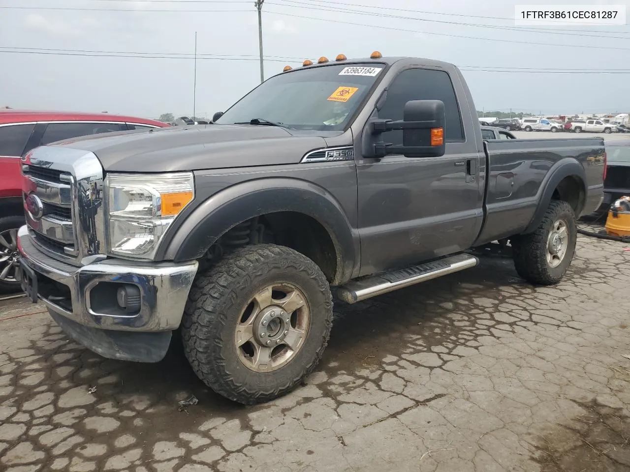 2012 Ford F350 Super Duty VIN: 1FTRF3B61CEC81287 Lot: 63963184