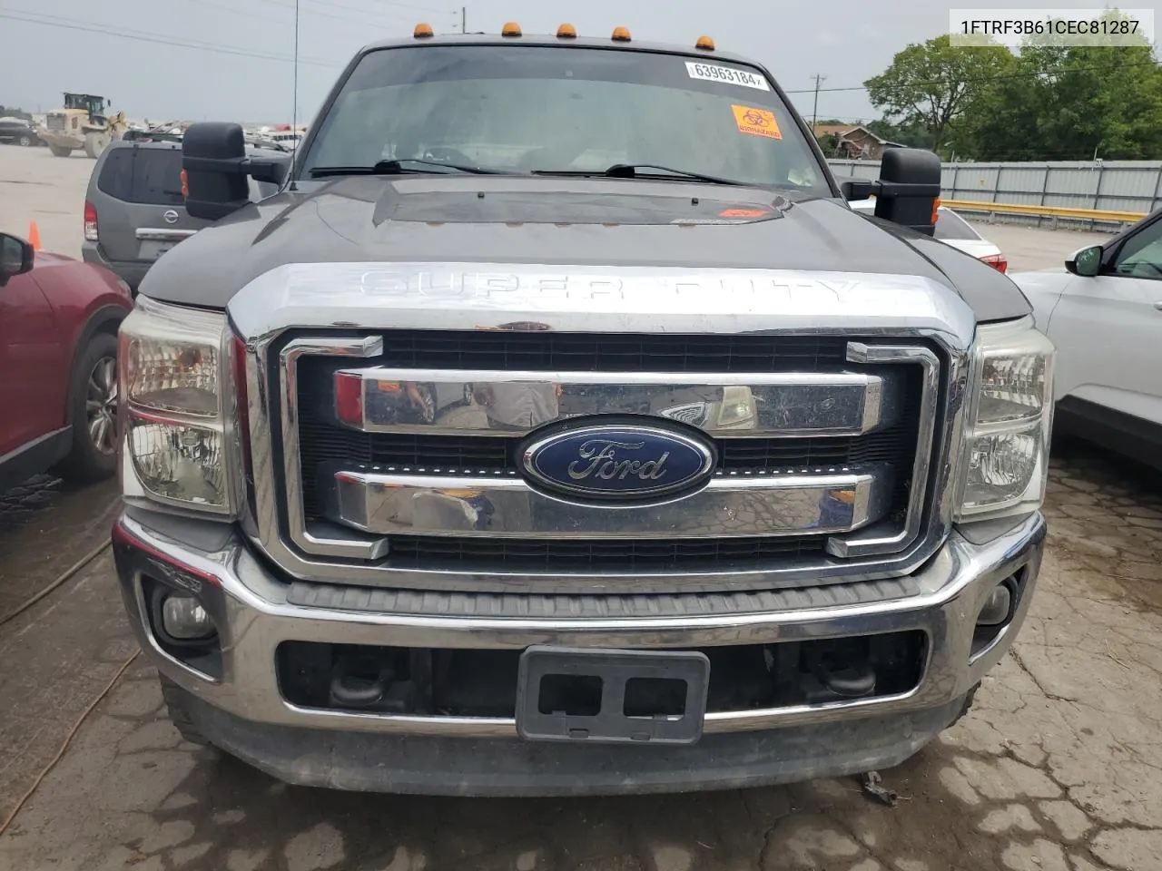 2012 Ford F350 Super Duty VIN: 1FTRF3B61CEC81287 Lot: 63963184