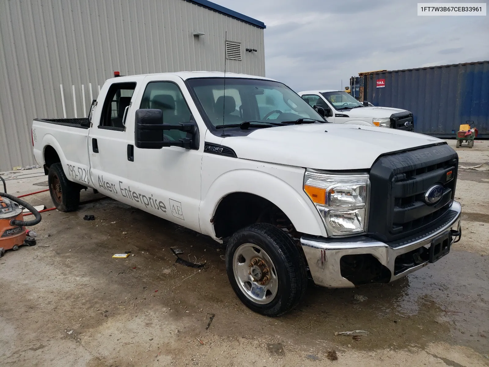 2012 Ford F350 Super Duty VIN: 1FT7W3B67CEB33961 Lot: 65467114