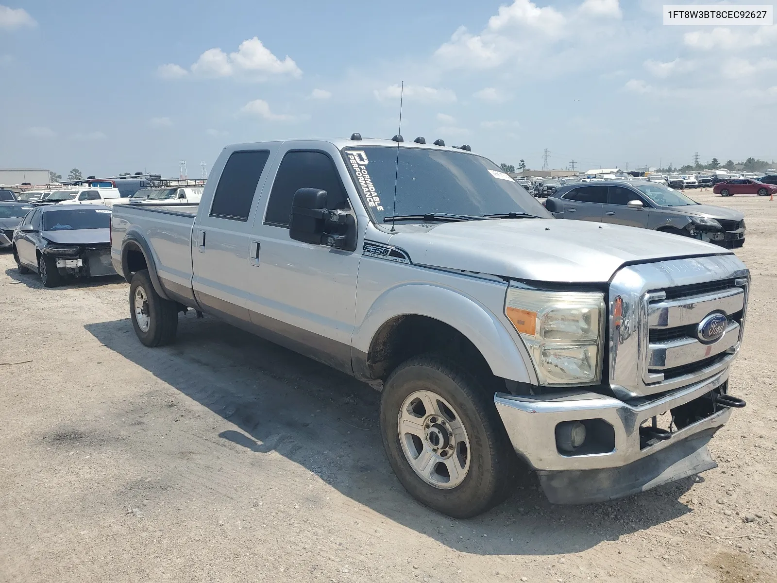 2012 Ford F350 Super Duty VIN: 1FT8W3BT8CEC92627 Lot: 65671574