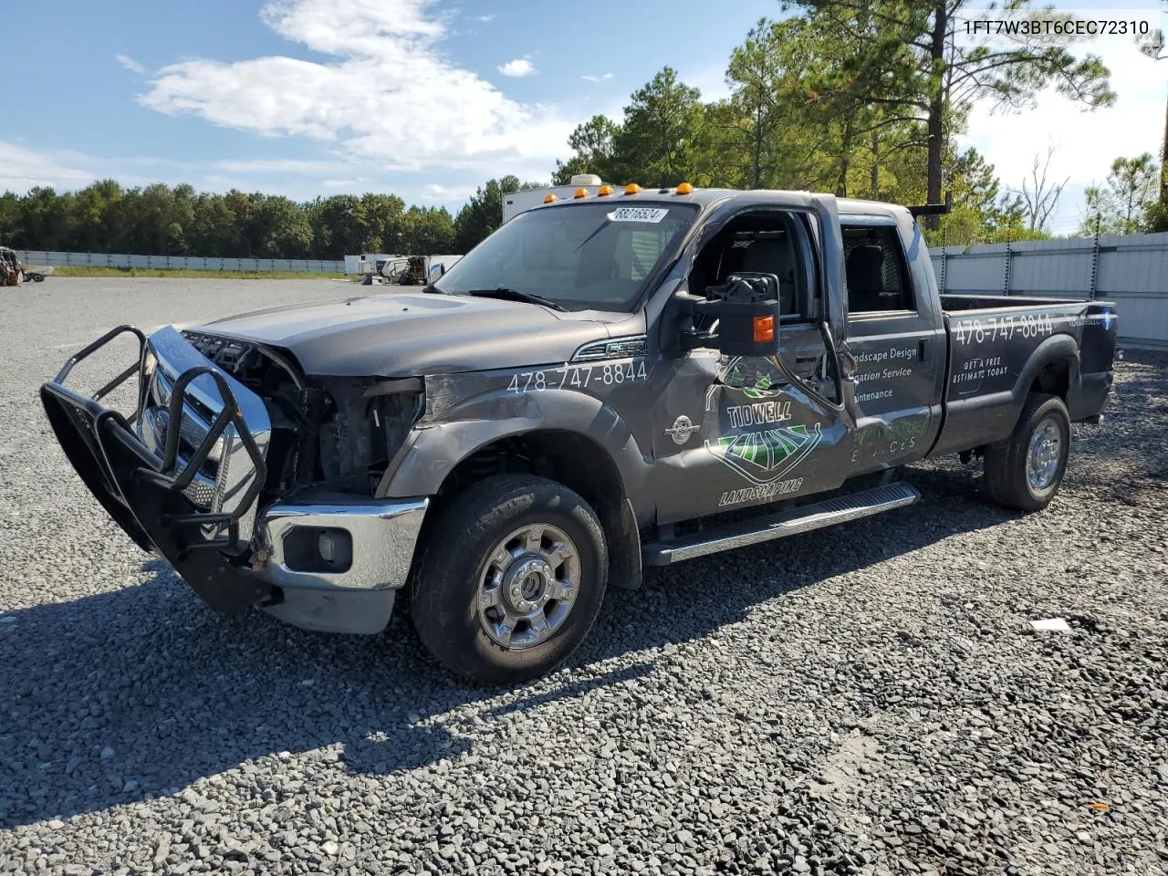 2012 Ford F350 Super Duty VIN: 1FT7W3BT6CEC72310 Lot: 68216524