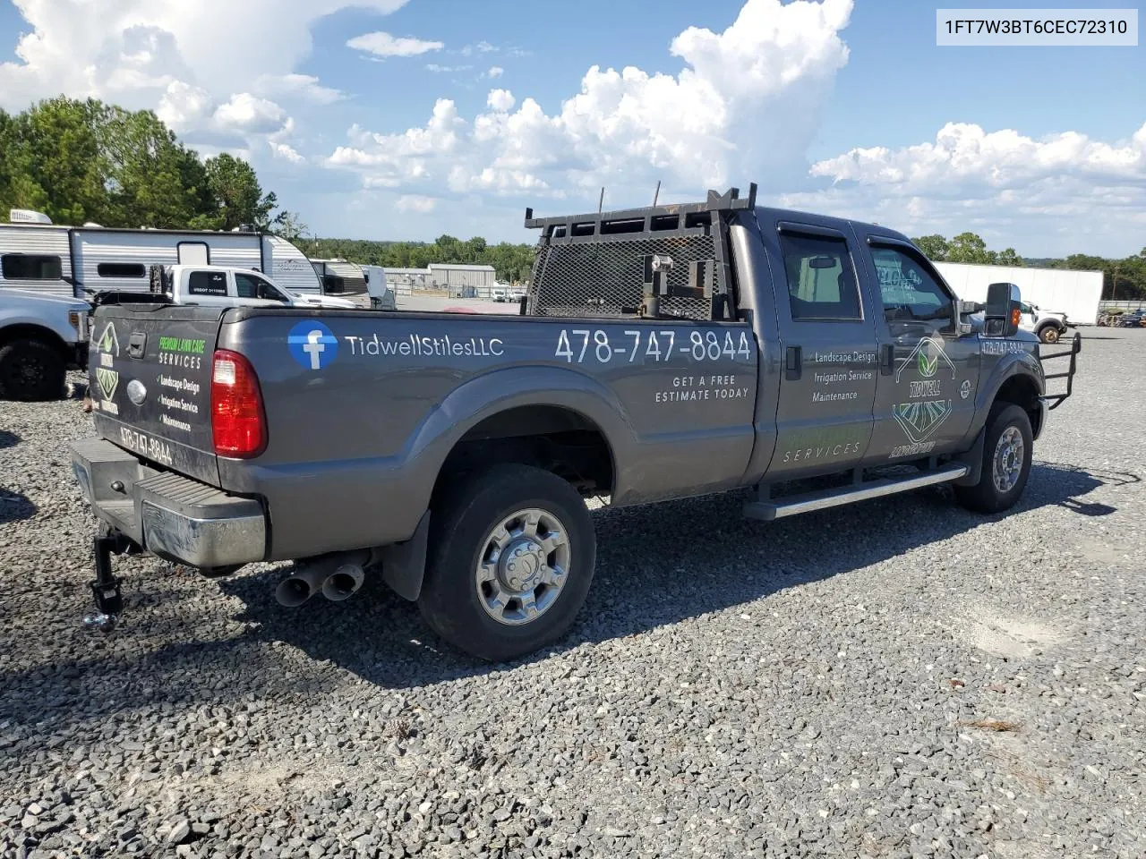 2012 Ford F350 Super Duty VIN: 1FT7W3BT6CEC72310 Lot: 68216524