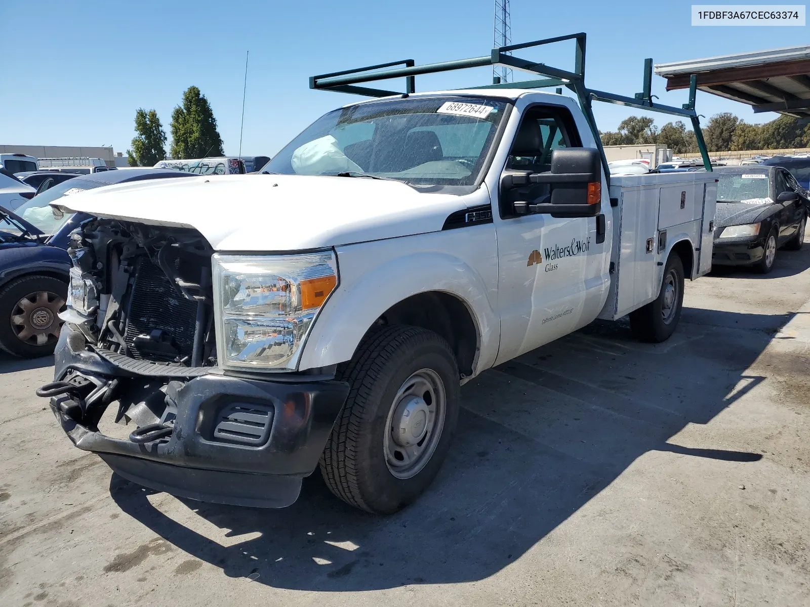 2012 Ford F350 Super Duty VIN: 1FDBF3A67CEC63374 Lot: 68972644